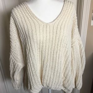 Miracle oversized sweater in cream